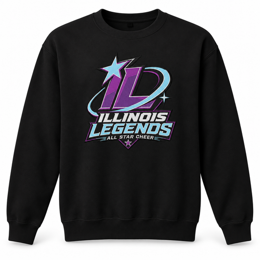 Illinois Legends All Star Cheer Crewneck Sweatshirt