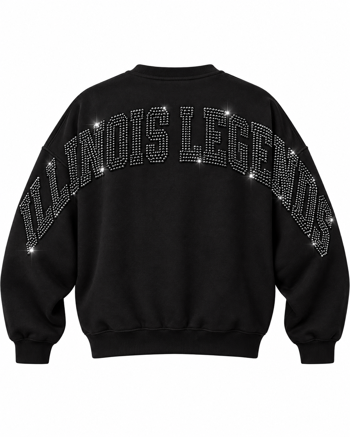 Illinois Legends Rhinestone Statement Crewneck