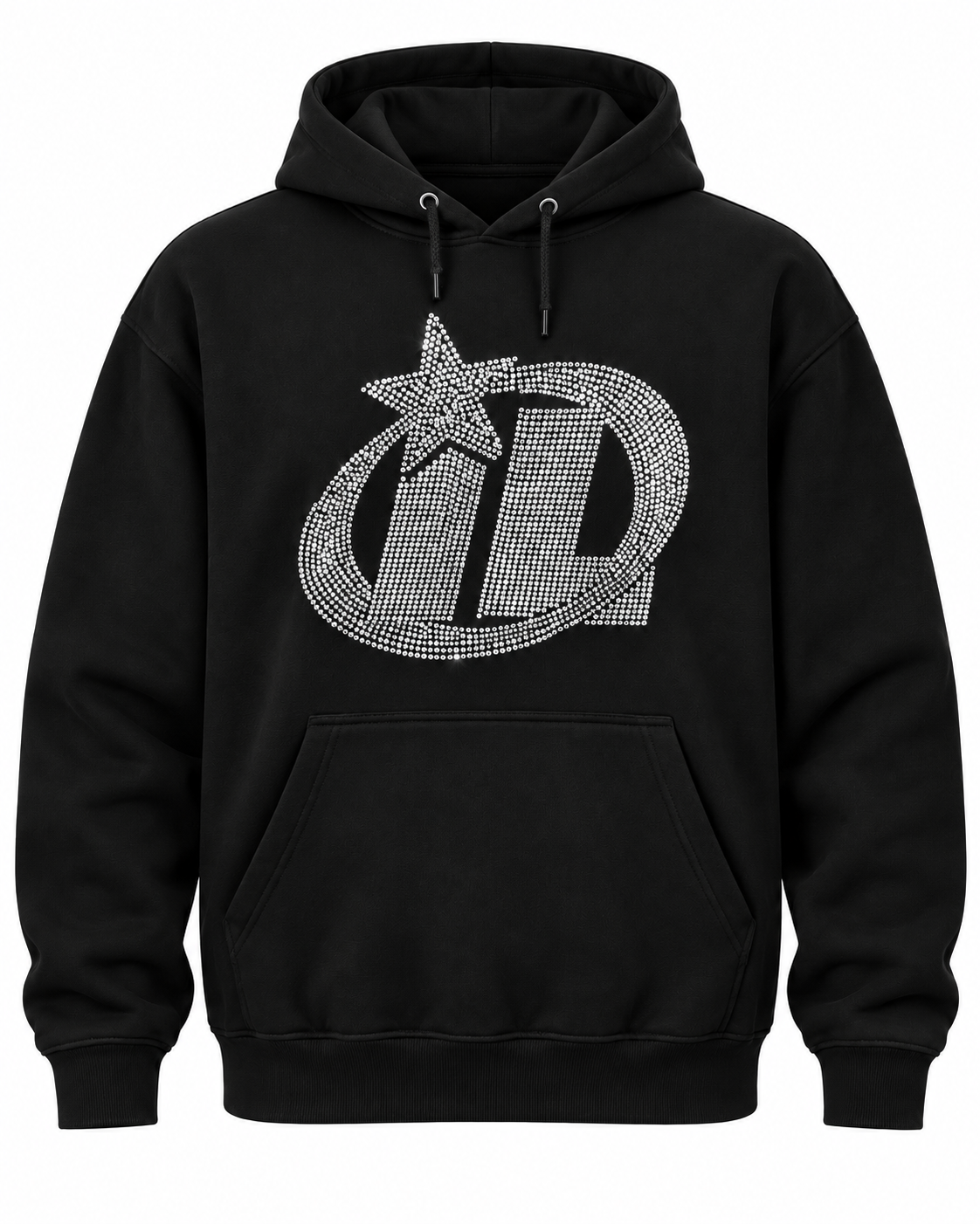 Illinois Legends Platinum/Purple Rhinestone Hoodie