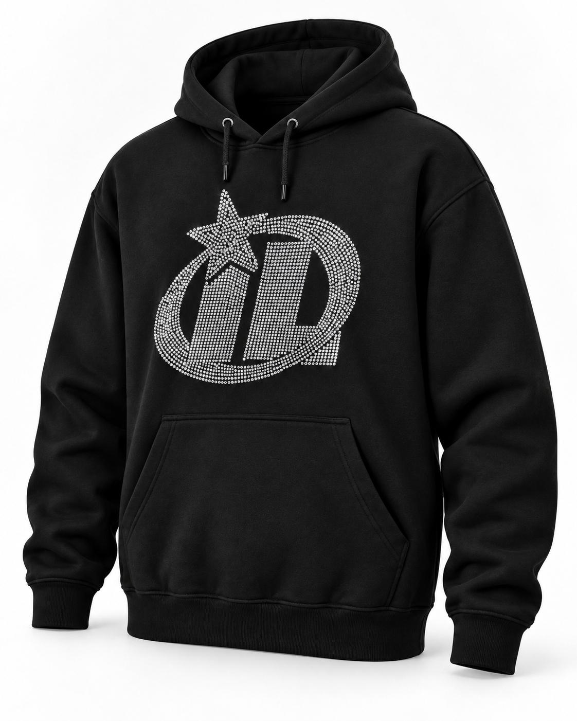 Illinois Legends Platinum/Purple Rhinestone Hoodie