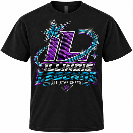Illinois Legends Rhinestone T-Shirt