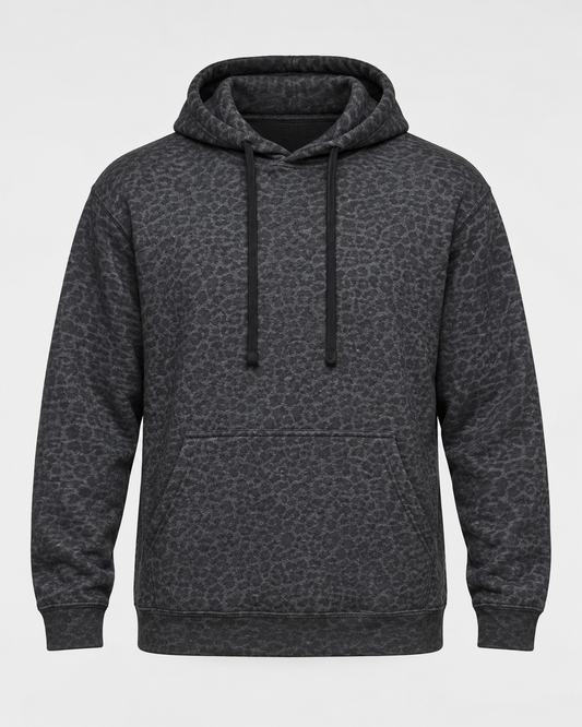 Customizable Black Leopard Hoodie